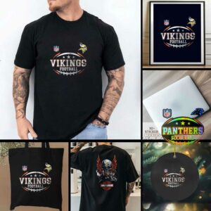 Minnesota Vikings NFL Harley Davidson motorcycle graphic shirt