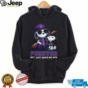 Minnesota Vikings Peanuts Snoopy Forever shirt