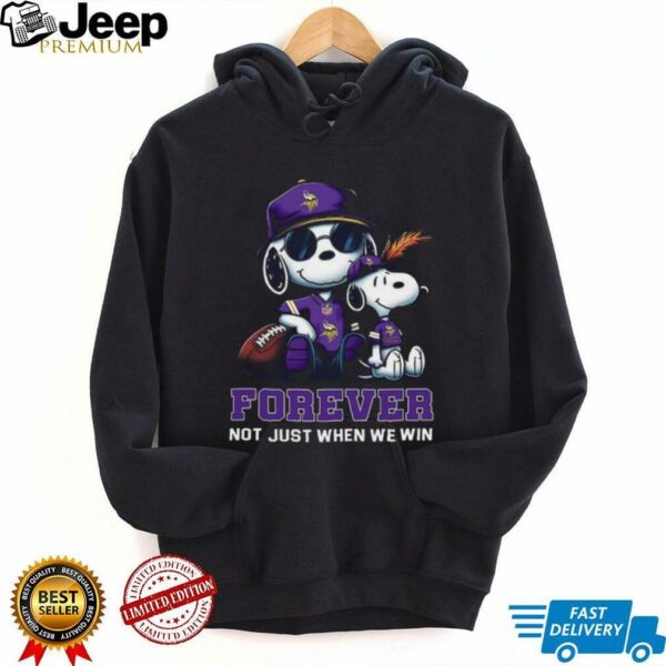 Minnesota Vikings Peanuts Snoopy Forever shirt