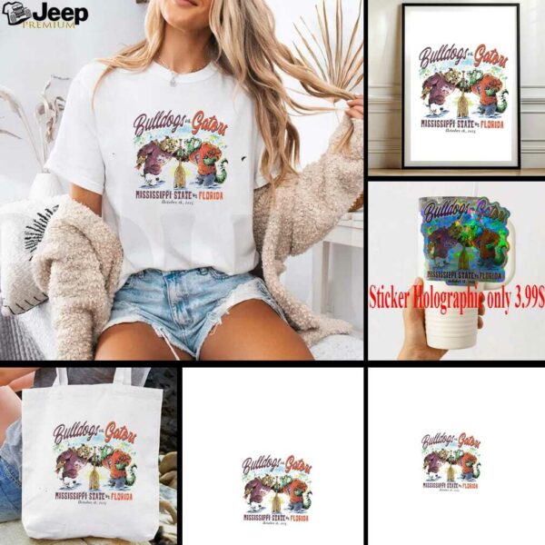 Mississippi State Bulldogs vs Florida Gators mascots 2025 SEC showdown shirt