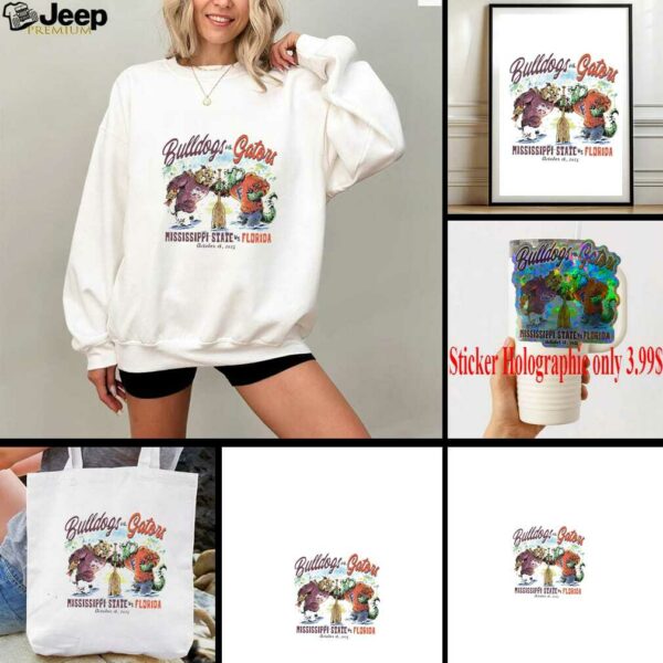 Mississippi State Bulldogs vs Florida Gators mascots 2025 SEC showdown shirt