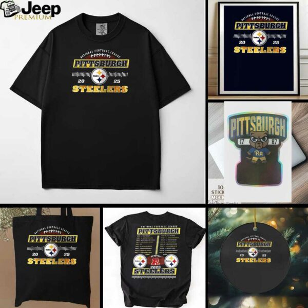 NFL Pittsburgh Steelers 2025 schedule shirt