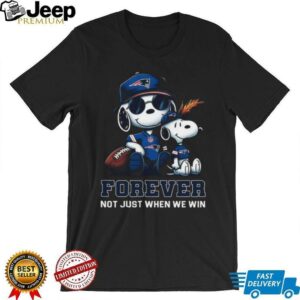 New England Patriots Peanuts Snoopy Forever shirt