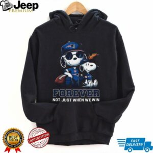 New England Patriots Peanuts Snoopy Forever shirt