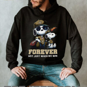 New Orleans Saints Peanuts Snoopy Forever shirt