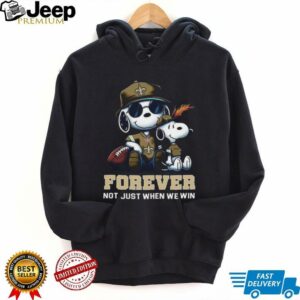 New Orleans Saints Peanuts Snoopy Forever shirt