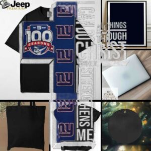 New York Giants 100 seasons I can do all things...