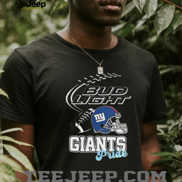 New York Giants Bud Light pride helmet shirt