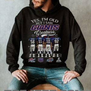 New York Giants Football yes I’m old but I saw Giants greatness signatures shirt