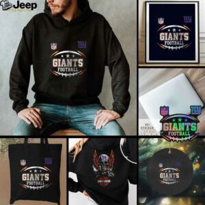 New York Giants NFL Harley Davidson motorcycle graphic shirt