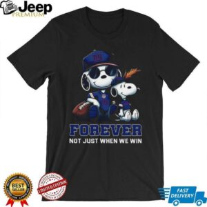 New York Giants Peanuts Snoopy Forever shirt