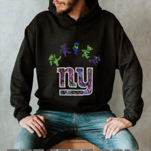 New York Giants x Grateful Dead night 2025 bears logo shirt