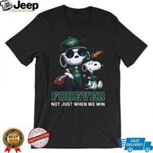 New York Jets Peanuts Snoopy Forever shirt