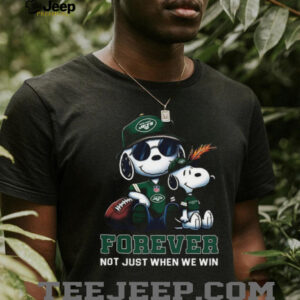 New York Jets Peanuts Snoopy Forever shirt