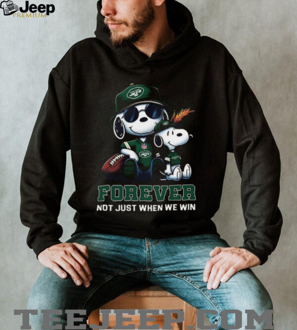 New York Jets Peanuts Snoopy Forever shirt