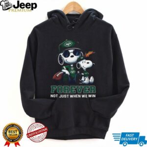 New York Jets Peanuts Snoopy Forever shirt