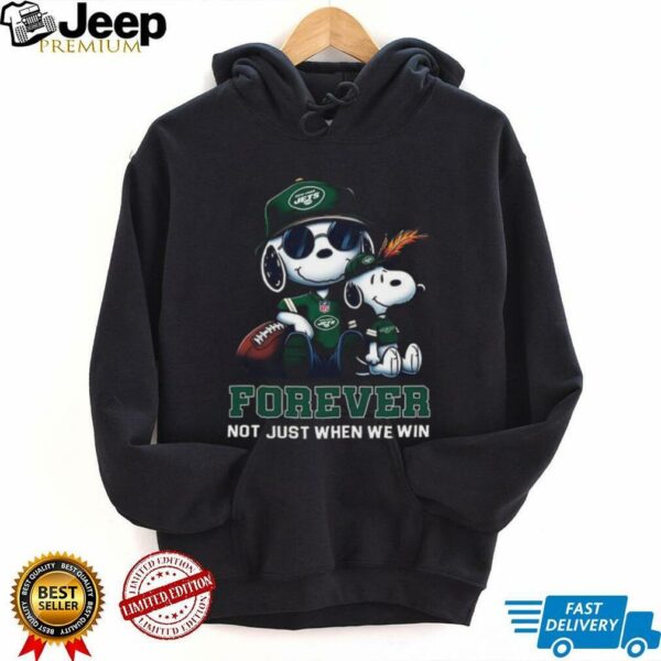 New York Jets Peanuts Snoopy Forever shirt