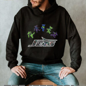 New York Jets x Grateful Dead night 2025 bears logo shirt