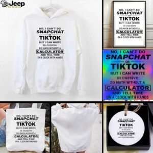 No I cant do snapchat or tiktok but I can...