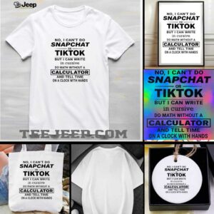 No I cant do snapchat or tiktok but I can...