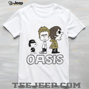 Oasis Band Snoopy Funny Cartoon Live Reunion 25 shirt