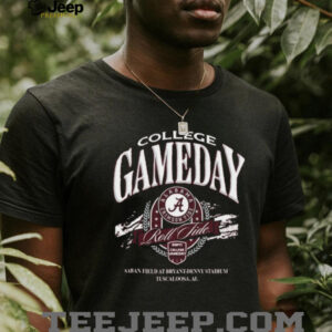 Official Alabama Crimson Tide 2025 College Gameday Saban Field At Bryant Denny Stadium Shirt Official Alabama Crimson Tide 2025 College Gameday Saban Field At Bryant Denny Stadium Shirt