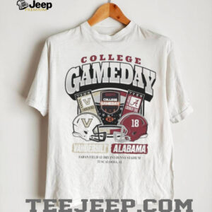 Official Alabama Crimson Tide Vs Vandy Commodores 2025 College Gameday Shirt