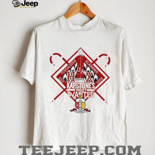 Official Alabama Kapstone’s Most Wanted Shirt