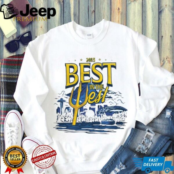 Official Best In the West 2025 Seattle Mariners Baseball Shirt
