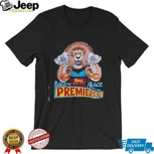 Official Brisbane Lions 2025 AFL Premiers Back 2 Back Believe 2 Sided Shirt