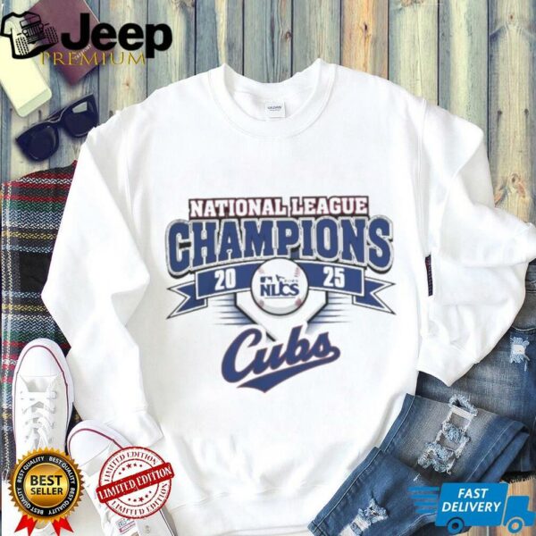 Official Chicago Cubs 2025 National League Champions Champions Shirt