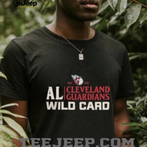 Official Cleveland Guardians 2025 AL Wild Card Postseason Celebration Shirt Official Cleveland Guardians 2025 AL Wild Card Postseason Celebration Shirt