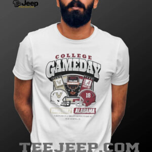 Official College GameDay 2025 Vanderbilt vs Alabama Ticket shirt