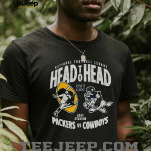 Official Dallas Cowboys Vs Green Bay Packers 2025 NFL Head To Head Week 4 Shirt