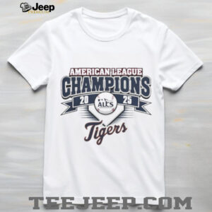 Official Detroit Tigers 2025 American League Champions Champions Shirt Official Detroit Tigers 2025 American League Champions Champions Shirt