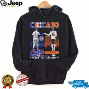 Official Ian Happ X Caleb Williams Chicago Cubs All Season...