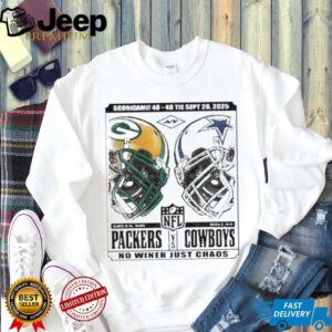Official NFL History Made Scorigami! Cowboys 40 – 40 Packers Game Tie September 28, 2025 Shirt