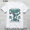 Official Seattle Baseball 2025 Division Champions Best In The West T Shirt