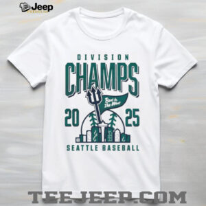 Official Seattle Baseball 2025 Division Champions Best In The West...
