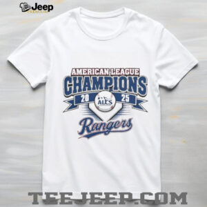Official Texas Rangers 2025 American League Champions Champions Shirt