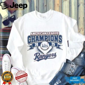 Official Texas Rangers 2025 American League Champions Champions Shirt