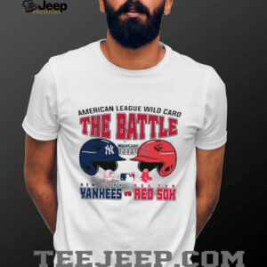 Official The Battle New York Yankees Vs Boston Red Sox 2025 MLB AL Wild Card Matchup T Shirt