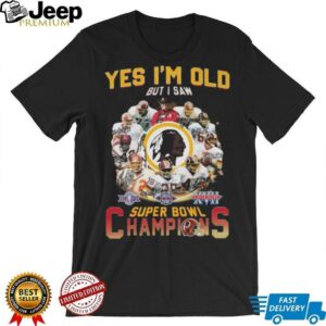 Official Yes I’m Old But I Saw Washington Redskins Legends Super Bowl Champions Signatures 2025 Shirt