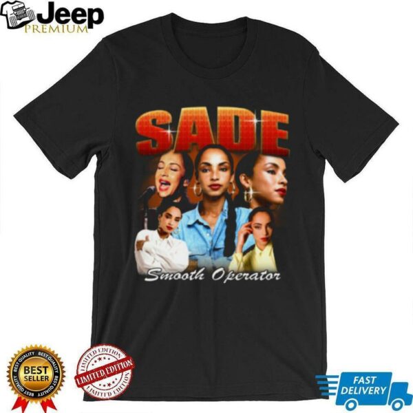 Ofiicial Sade Smooth Operator   Sade Adu Vintage Bootleg T Shirt