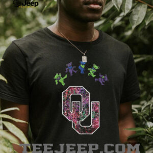 Oklahoma Sooners x Grateful Dead night 2025 bears logo shirt