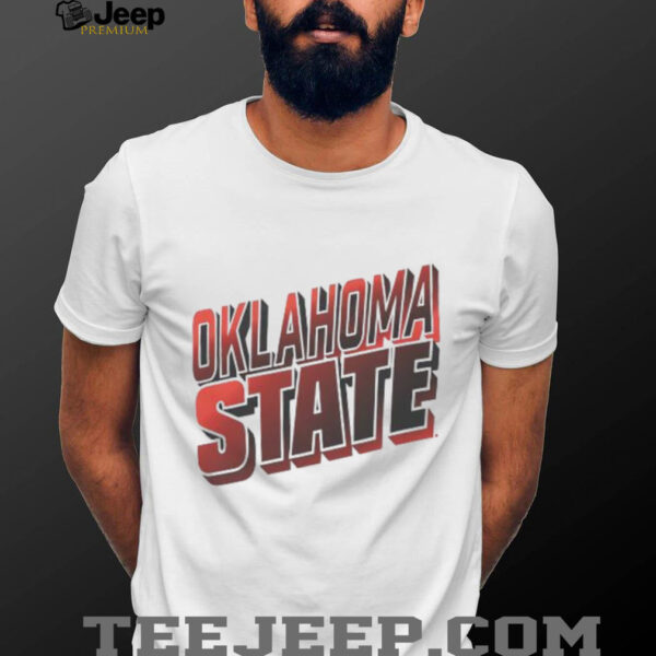 Oklahoma State University Block Letters Logo shirt