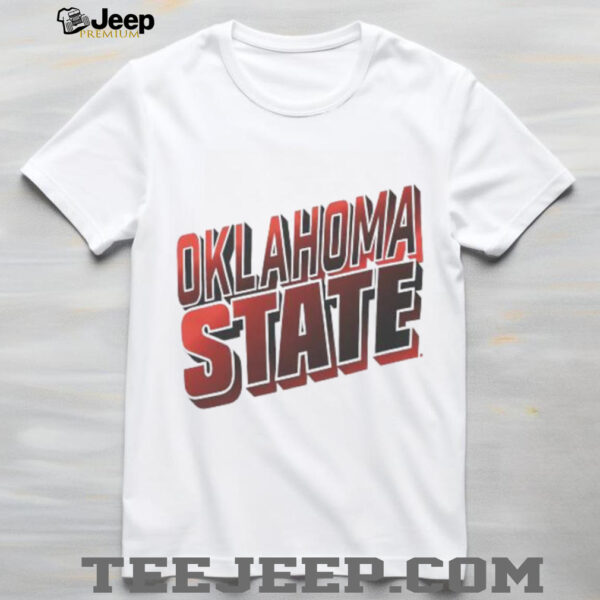 Oklahoma State University Block Letters Logo shirt