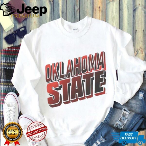 Oklahoma State University Block Letters Logo shirt