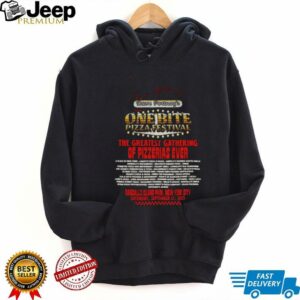 One Bite Pizza Festival 2025 the greatest gathering of pizzerias ever vintage shirt