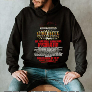 One Bite Pizza Festival 2025 the greatest gathering of pizzerias ever vintage shirt